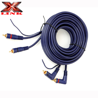 Cable de audio de RCA automático y adaptador 0ft Cables RCA blindados con material aislante de PVC