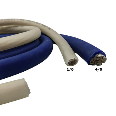Cable de conexión de la batería de aislamiento de PVC flexible de calibre AWG 0 para motocicletas de audio para automóviles