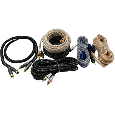 5.5mm Diámetro exterior PVC con chaleco de audio para automóviles Cable RCA 2M-2M para rendimiento de gama alta