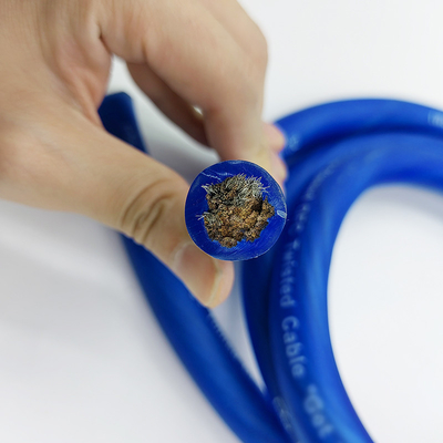 Cable de alimentación de cobre de calibre 1/0 para audio de automóviles 4 AWG