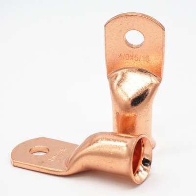 Terminal de anillo de cobre de alta capacidad de ruptura para cables de baterías AWG 2 4 6 8 10 Gauge