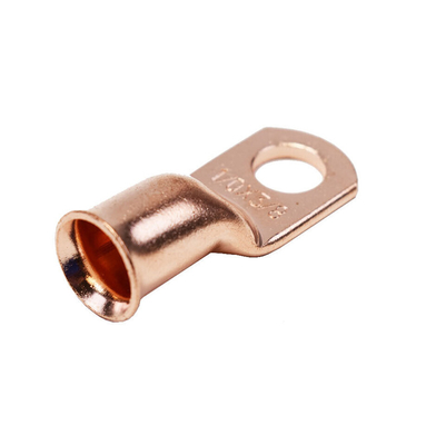 Terminal de anillo de cobre de alta capacidad de ruptura para cables de baterías AWG 2 4 6 8 10 Gauge