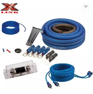 1128 Estándar 4 Gauge OFC CCA Completo Amplificador de instalación de cableado Amp Kit para el audio del coche