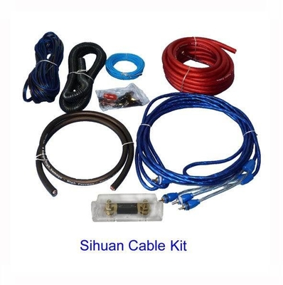 Tipo de conector coaxial Amplificador de audio para automóviles Kit de cableado de instalación OFC