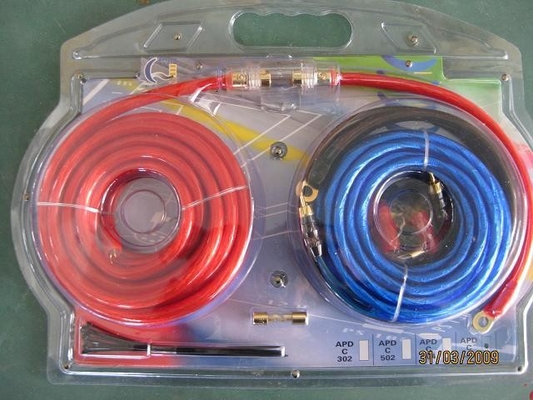 Tipo de conector coaxial Amplificador de audio para automóviles Kit de cableado de instalación OFC