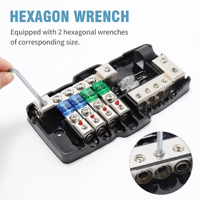 0 awg 12 V Multifuncional Mini ANL caja de fusibles de distribución para vehículos