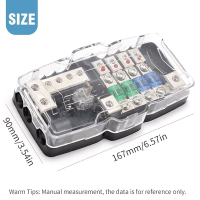0 awg 12 V Multifuncional Mini ANL caja de fusibles de distribución para vehículos
