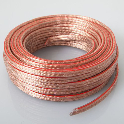 8.0mm Diámetro exterior OFC altavoz cable de audio alambre hecho con 99,99% de cobre libre de oxígeno
