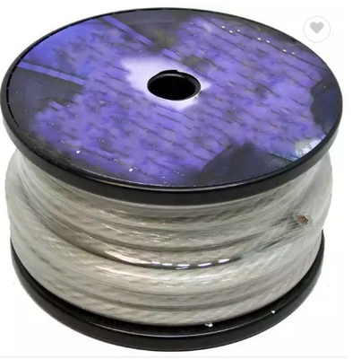 50 pies OFC 1/0 Gauge de gran tamaño Cables de tierra de energía negra para audio de automóviles Sin conectores