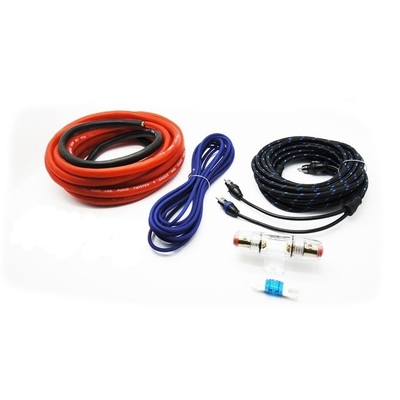 OFC COPPER OR CCA 2500W 2000W 1500W Kit de cableado del amplificador automotriz para cable de audio de automóvil