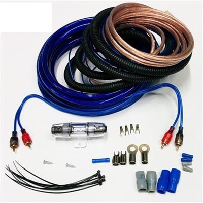OFC COPPER OR CCA 2500W 2000W 1500W Kit de cableado del amplificador automotriz para cable de audio de automóvil