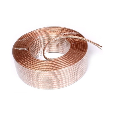 14 12 16AWG OFC Bare Copper High End Home Theater Audio Speaker Cable con chaqueta de PVC suave