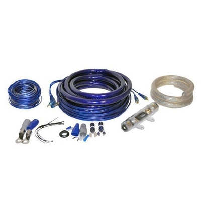 1500W Amplificador de automóviles Instalar el kit de cableado de cable de alimentación de conductor único y el conjunto de soporte de fusible