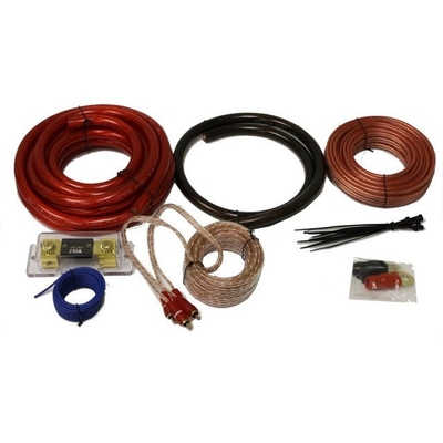 4 8 GA Kit de cableado del amplificador de audio para automóviles hecho de conductor de cobre y aislamiento de PVC
