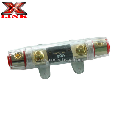 20A-300A AMP Automóvil Auto DC Vidrio ANL Maxi AGU Bloque de distribución del contenedor de fusible en línea