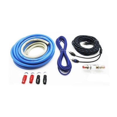 4 8 GA Kit de cableado del amplificador de audio para automóviles hecho de conductor de cobre y aislamiento de PVC