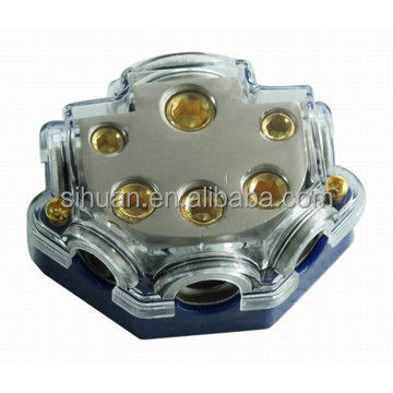 20A-300A AMP Automóvil Auto DC Vidrio ANL Maxi AGU Bloque de distribución del contenedor de fusible en línea
