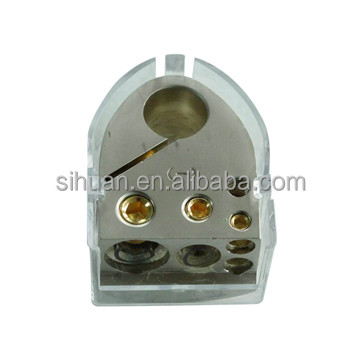 20A-300A AMP Automóvil Auto DC Vidrio ANL Maxi AGU Bloque de distribución del contenedor de fusible en línea