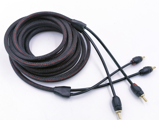 Cable RCA de cobre libre de oxígeno para interconexión de audio de automóviles