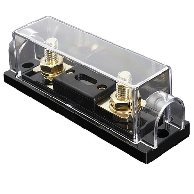1/0 4 Gauge Car Professional ANL Sustentador de fusible Dorado o niquelado para una protección máxima