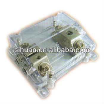Compacto 12V Mini ANL AFS Soportador de fusibles para el sistema de audio de automóviles y barcos Conectores dorados
