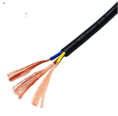4 Conductor Cables de cable de RVV industrial de cobre recubierto de PVC para invertidor de RV solar para automóviles