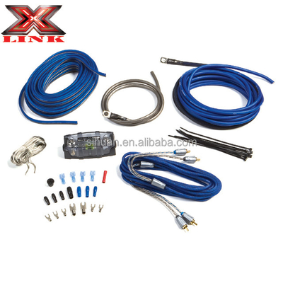 0 2 4 8 Gauge Sub Car Audio Amplifier Kit de cableado 1500 2500 3000 Watt con materiales