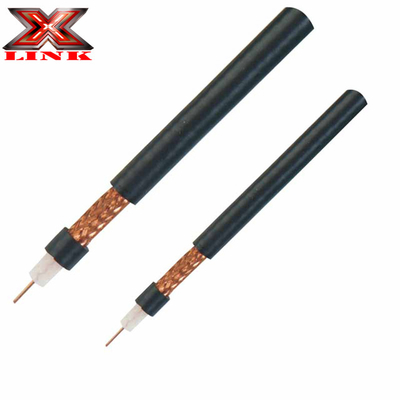 20 AWG Cable de CCTV coaxial de cobre sólido RG-59 con conector BNC y cable de alimentación 18/2