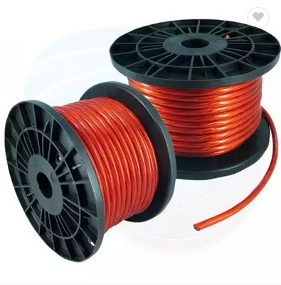 Optimo rendimiento chaqueta flexible azul rojo naranja púrpura negro cable de alimentación de audio de automóvil
