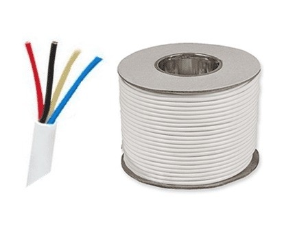 Cables de alarma de incendio 24AWG de cobre aislado en PVC de núcleo múltiple 4 núcleos para sistemas de seguridad