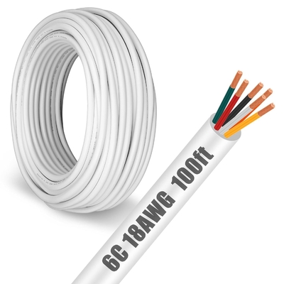 El cable de cobre aislado de PVC de 14 AWG versátil para iluminación LED de bajo voltaje y automoción