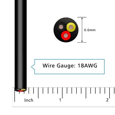 El cable de cobre aislado de PVC de 14 AWG versátil para iluminación LED de bajo voltaje y automoción