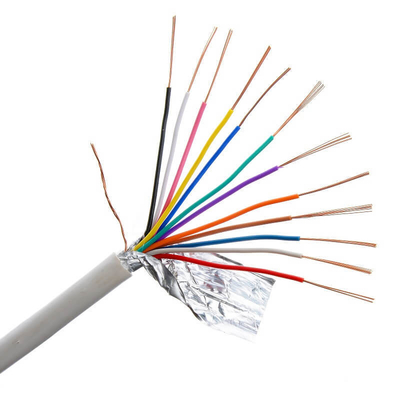 22 AWG 4 Cable de pleno blindado con conductor para seguridad/alarma/control de acceso