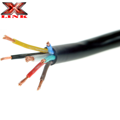 7 núcleos de cable de remolque de pines con conductor de cobre desnudo de 7x1.5 mm2 y diseño no blindado