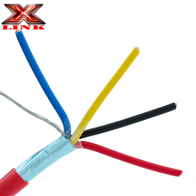 Cables de alarma de incendio de caucho de silicio de 2*1,5 mm para una detección fiable del incendio