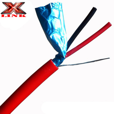 24AWG Cable de seguridad CCA de cobre blindado para alarma de incendio en la construcción