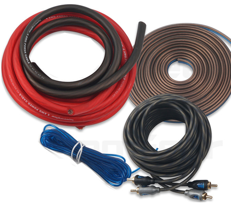 Stock 0/2/4/8 Gauge OFC/CCA Amplificador de audio de automóvil con cables para sus necesidades de audio