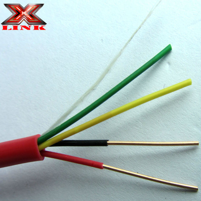 24AWG Cable de seguridad CCA de cobre blindado para alarma de incendio en la construcción