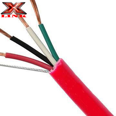 24AWG Cable de seguridad CCA de cobre blindado para alarma de incendio en la construcción