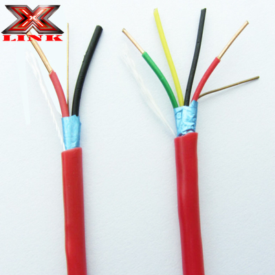 24AWG Cable de seguridad CCA de cobre blindado para alarma de incendio en la construcción