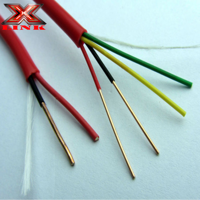 Material conductor de cobre Cables de alarma contra incendios Cables para la detección de la construcción resistente al fuego