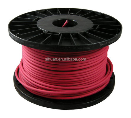 Cable de alarma de incendio FPLR sólido CCA 18 AWG 2 / C enlatado 1000 Ft Protección de conductor de cobre rojo