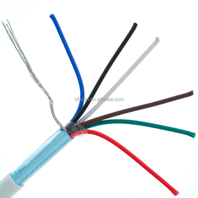 2 4 6 8 10 Construcción de cables de alarma de seguridad de cobre o CCA o cobre