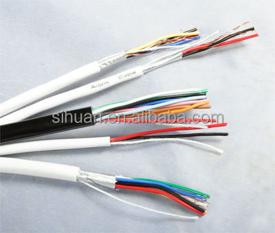 2 4 6 8 10 Construcción de cables de alarma de seguridad de cobre o CCA o cobre