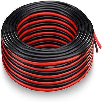 Cables flexibles ext 2pin 2 color rojo negro para bandas de LED