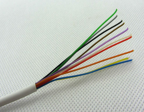 Cable de alarma de incendio de conductor de cobre desnudo con aislamiento de PVC