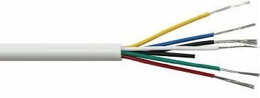 Cable de alarma de incendio de conductor de cobre desnudo con aislamiento de PVC