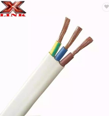 En el caso de los cables UF-B, se utilizará un cable plano con conductor de cobre recocido y alambre de tierra.