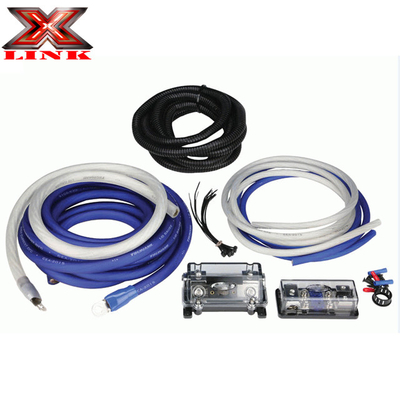 Conjunto de cableado de amplificador de audio 4ga para instalación aérea