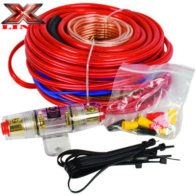 Haiyan Sihuan 4 Gauge CCA Conductor Kit de amplificador de audio para automóviles Instalación para vehículos